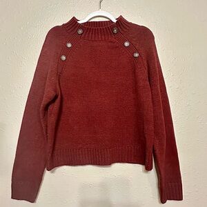 Cooper Key L Maroon Sweater